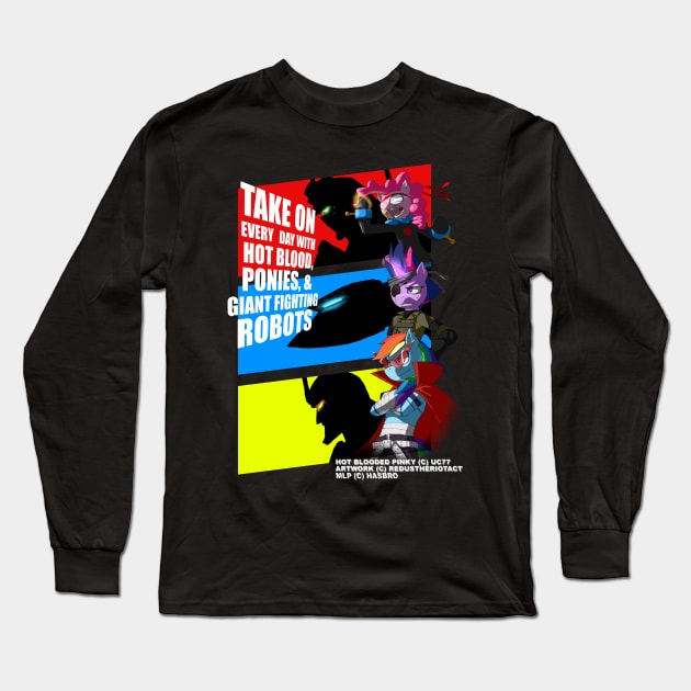 Hot Blood Long Sleeve T-Shirt by RedusTheRiotAct